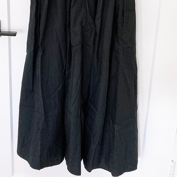 Abercrombie Emerson Poplin Black Sleeveless Midi Dress - MP - Picture 5 of 6